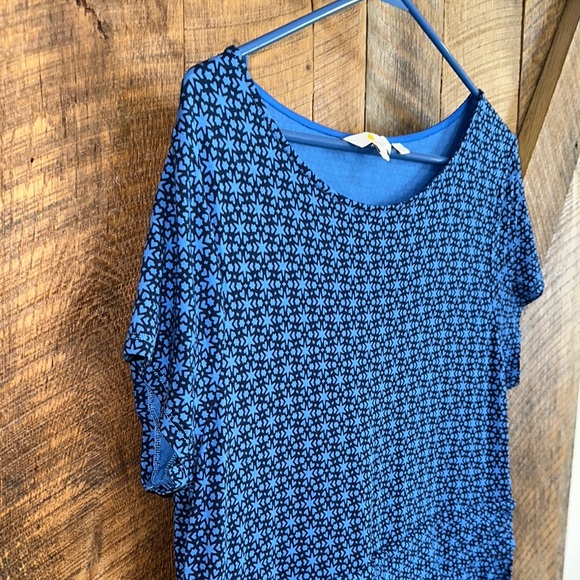 Boden Blue Short Sleeve Midi dress. B12 - Picture 5 of 9